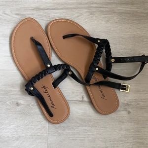 Brand new black sandals